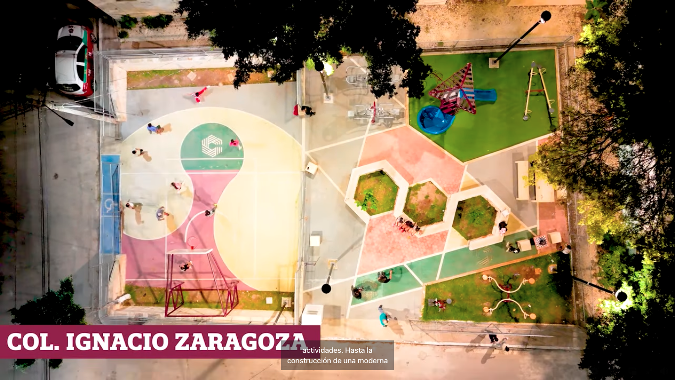 Nuevo espacio deportivo en Ignacio Zaragoza.